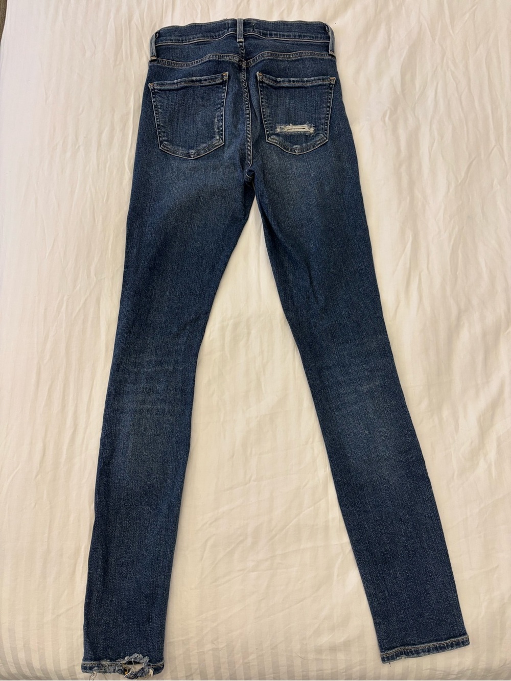 Agolde Size 25 Sophie Distressed High-Rise Skinny Jeans with stretch - Picture 2 of 6